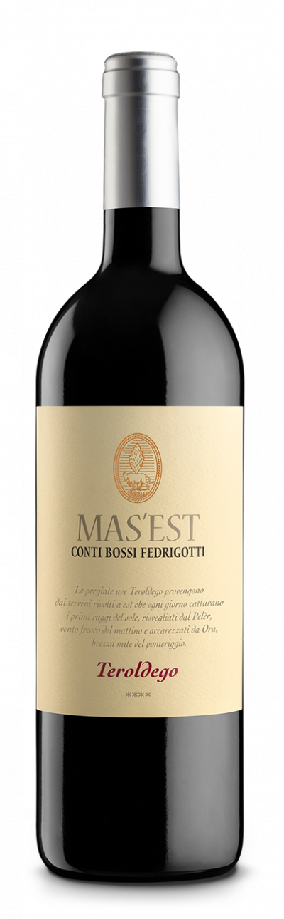 Bossi Fedrigotti Bottiglia Mas'Est Teroldego